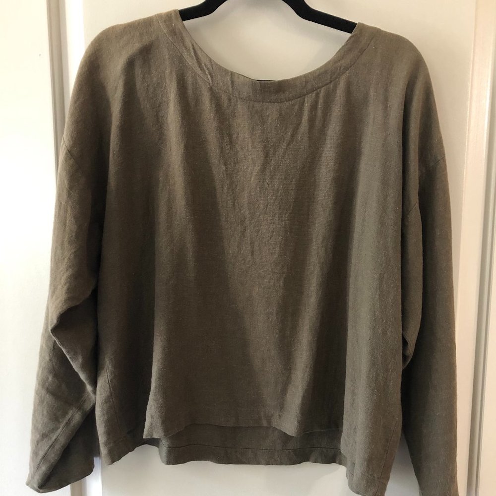 Eileen Fisher Linen Top